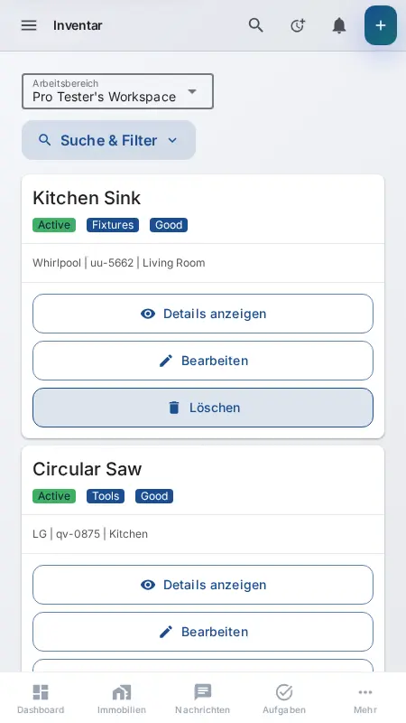 Ausstattung