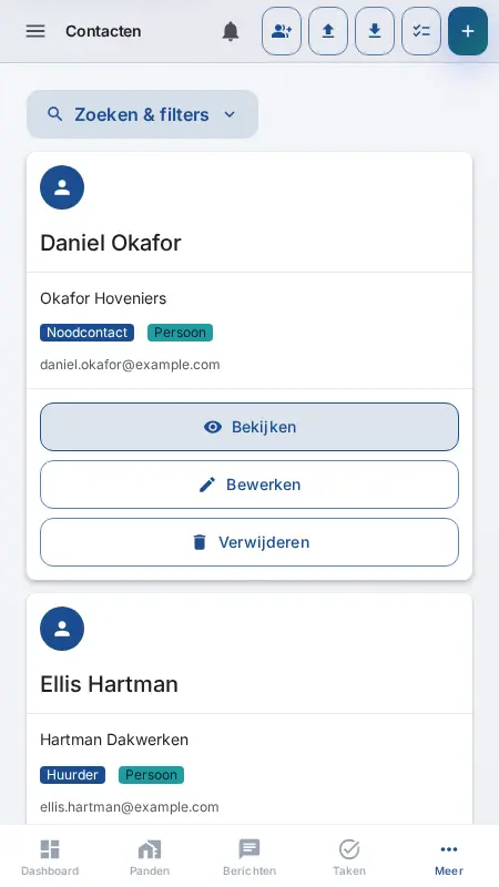 Contacten